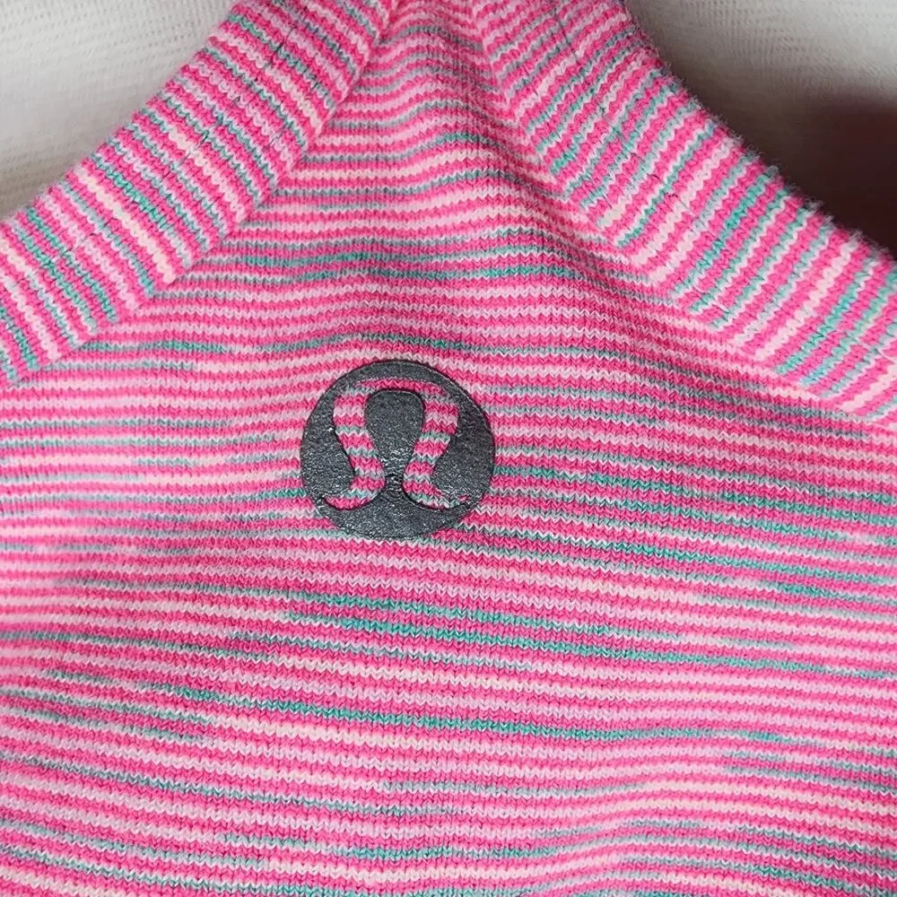Lululemon Power Y Tank *Luon Wee‎ Are From Space Neon Pink Opal Womens 4 Workout